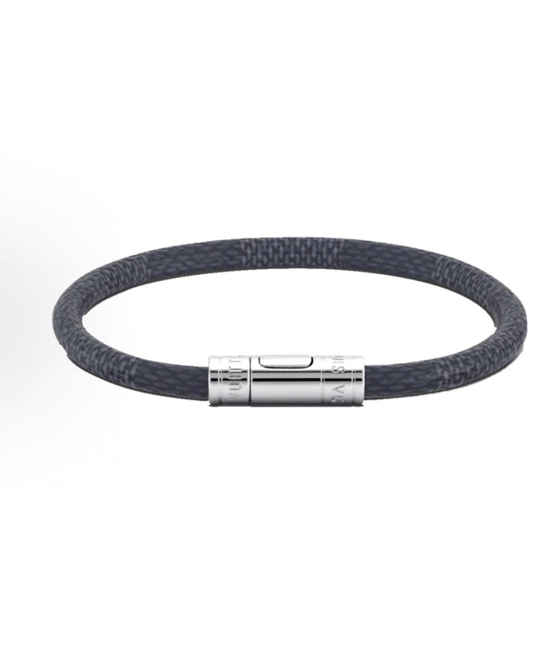 LOUIS VUITTON Серый браслет, фото 3