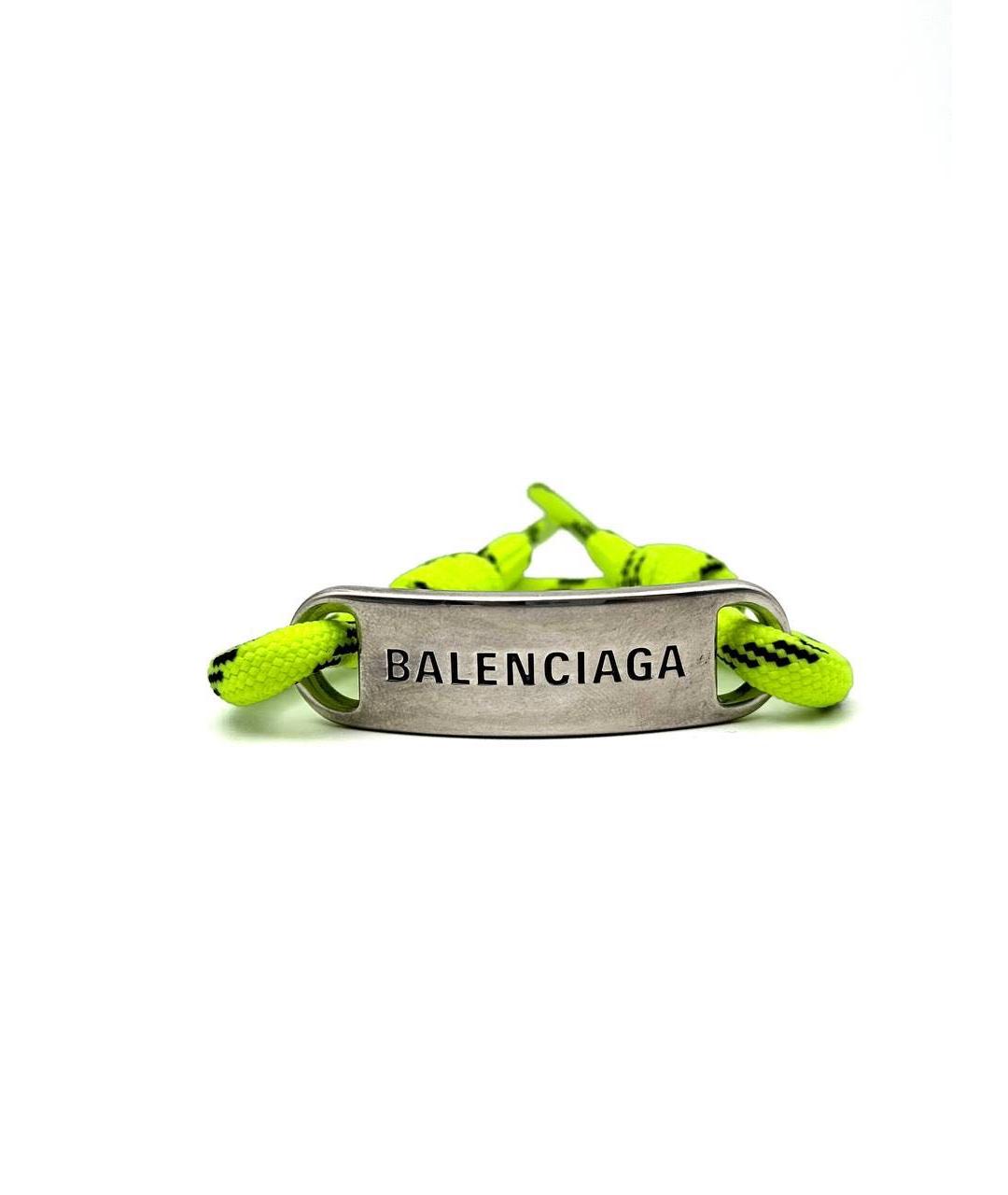 BALENCIAGA Салатовый браслет, фото 1