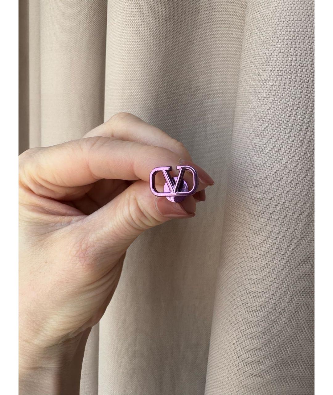 VALENTINO Фиолетовые серьги, фото 4
