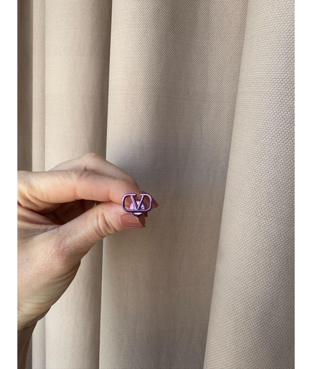 VALENTINO Фиолетовые серьги, фото 5