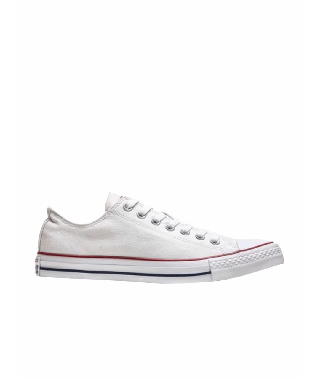 CONVERSE Белые текстильные низкие кроссовки / кеды, фото 1