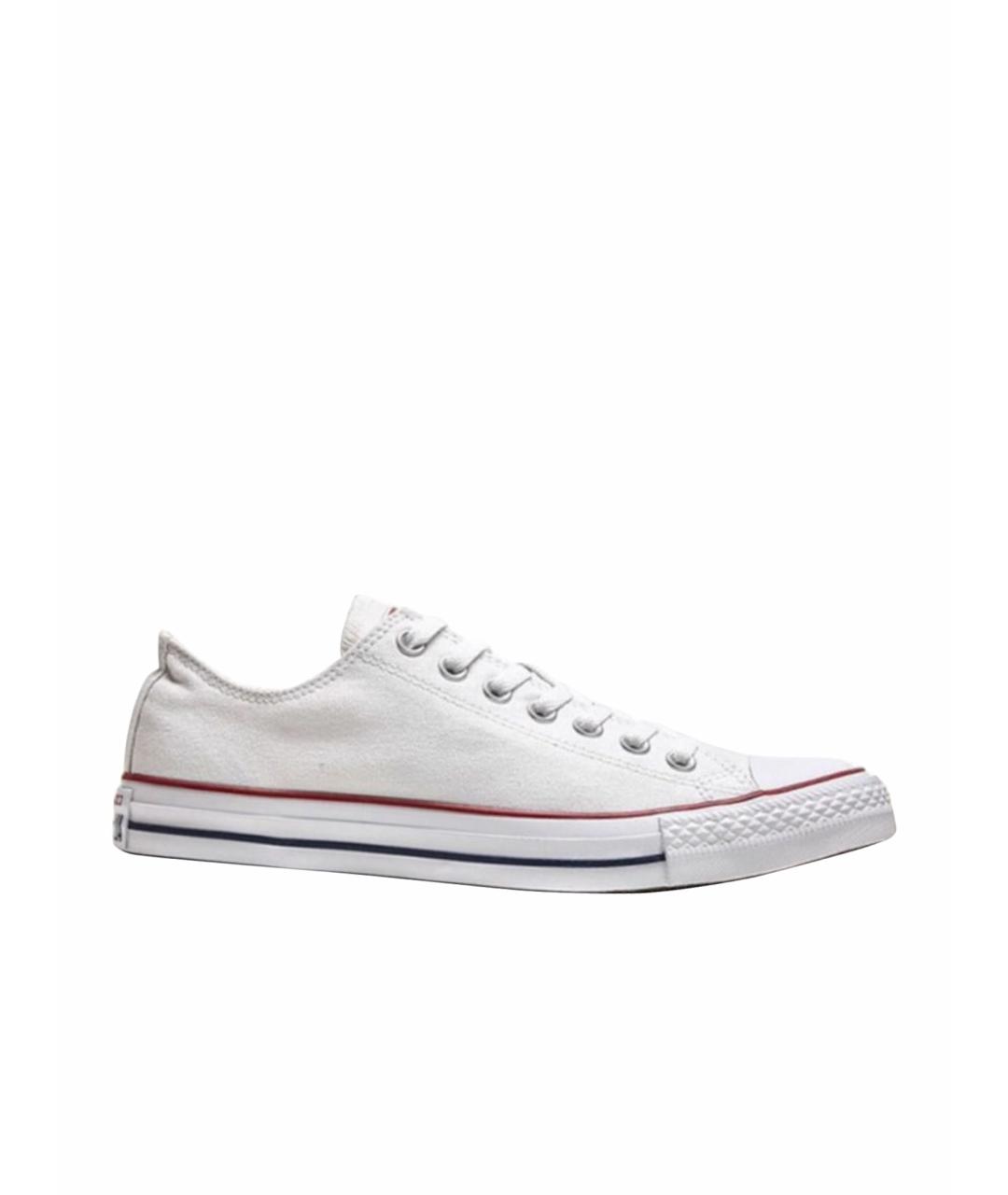 CONVERSE Белые текстильные низкие кроссовки / кеды, фото 8