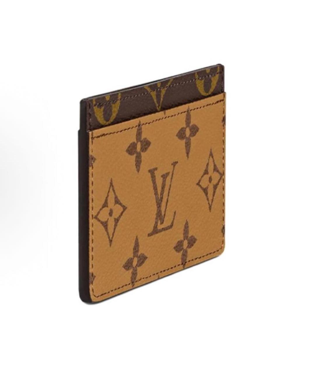 LOUIS VUITTON Коричневый кардхолдер, фото 2