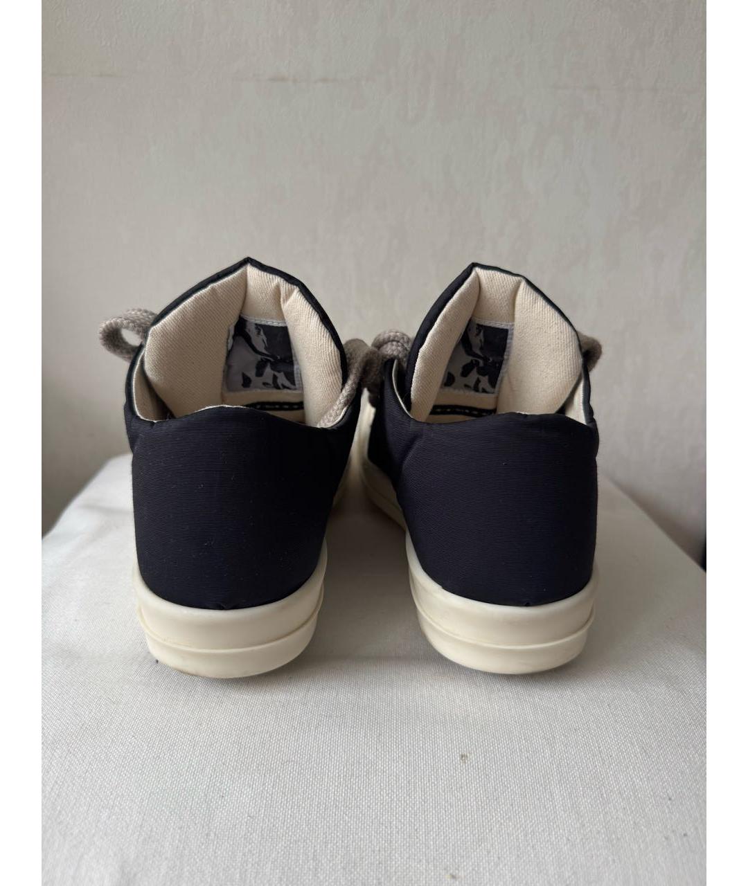 RICK OWENS DRKSHDW Черные низкие кроссовки / кеды, фото 3