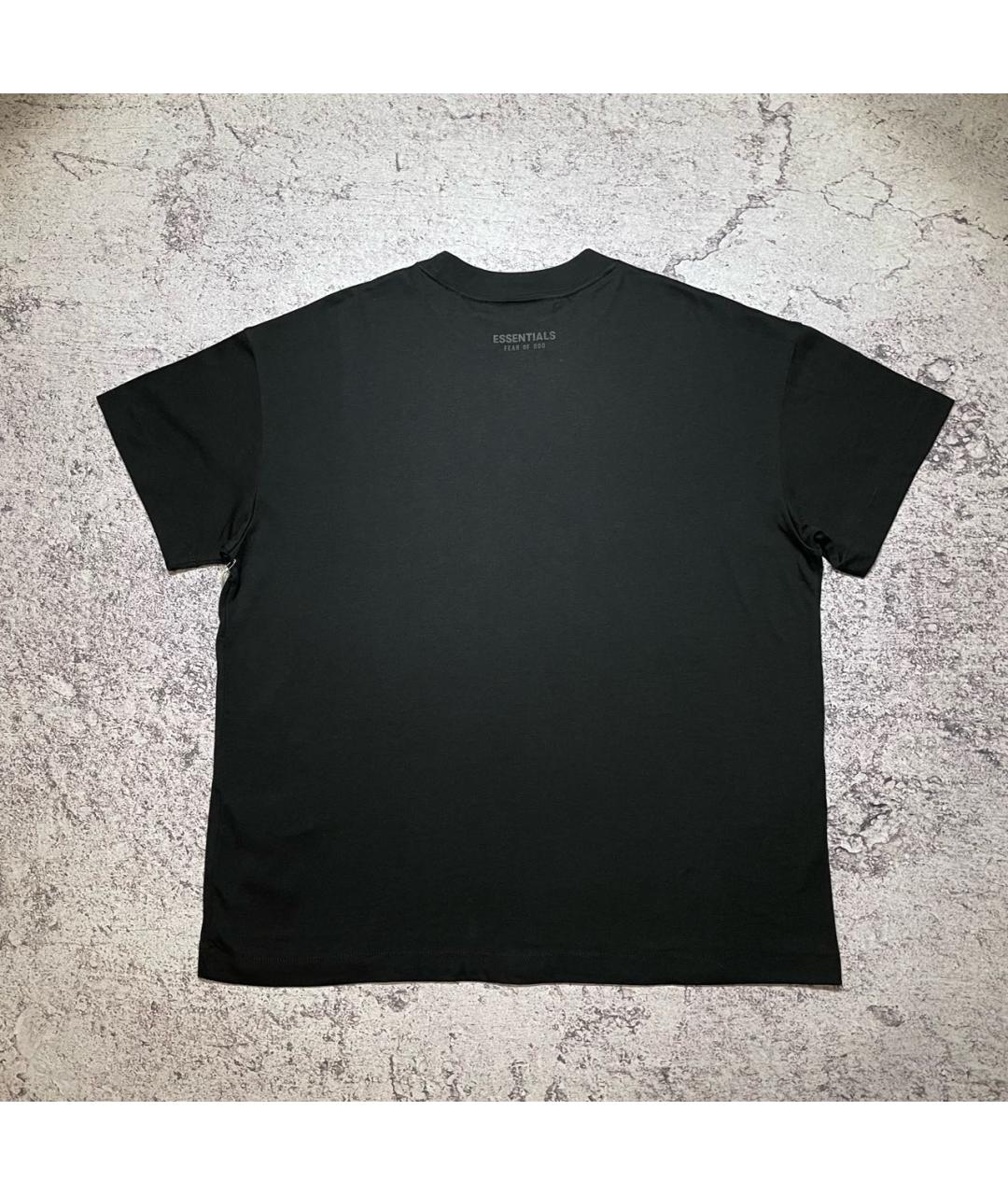 FEAR OF GOD ESSENTIALS Черная футболка, фото 2