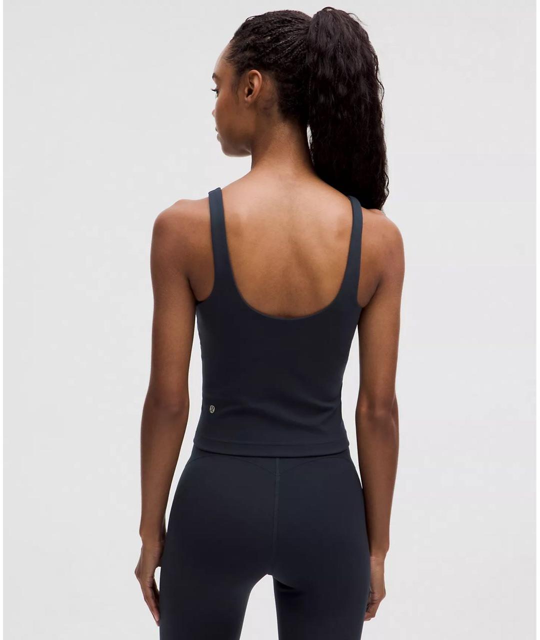 Lululemon Темно-синяя майка, фото 4