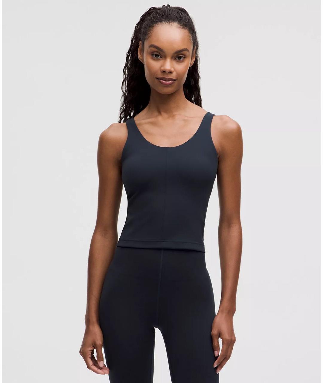 Lululemon Темно-синяя майка, фото 2