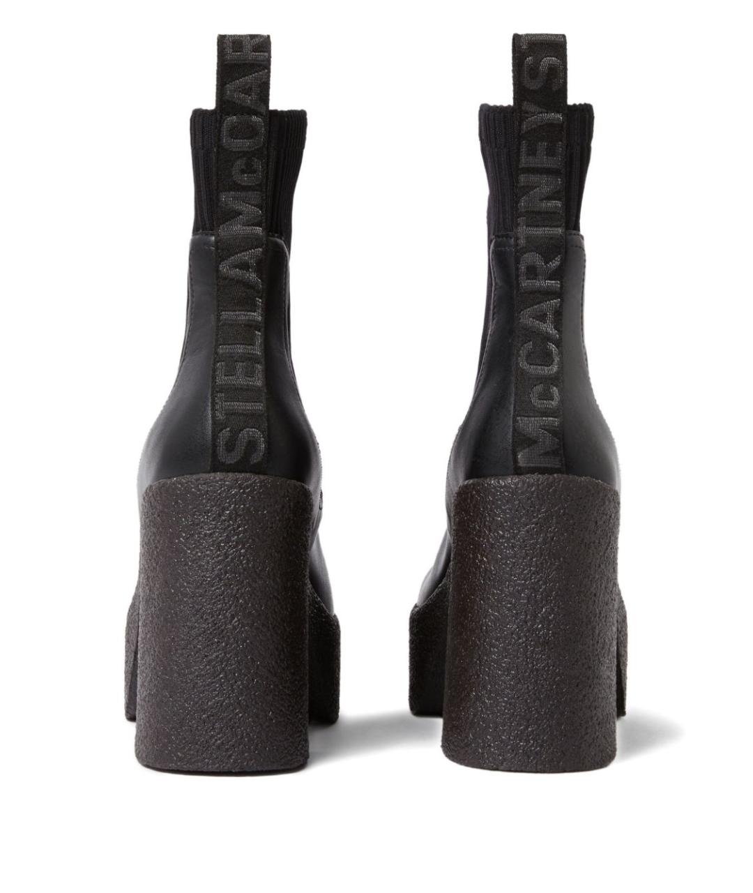 STELLA MCCARTNEY Черные ботильоны из искусственной кожи, фото 4