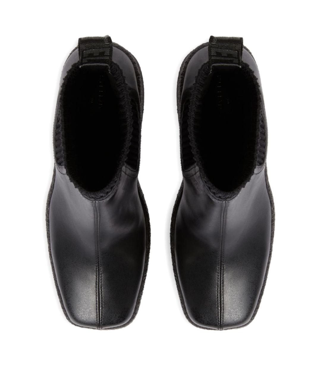 STELLA MCCARTNEY Черные ботильоны из искусственной кожи, фото 2
