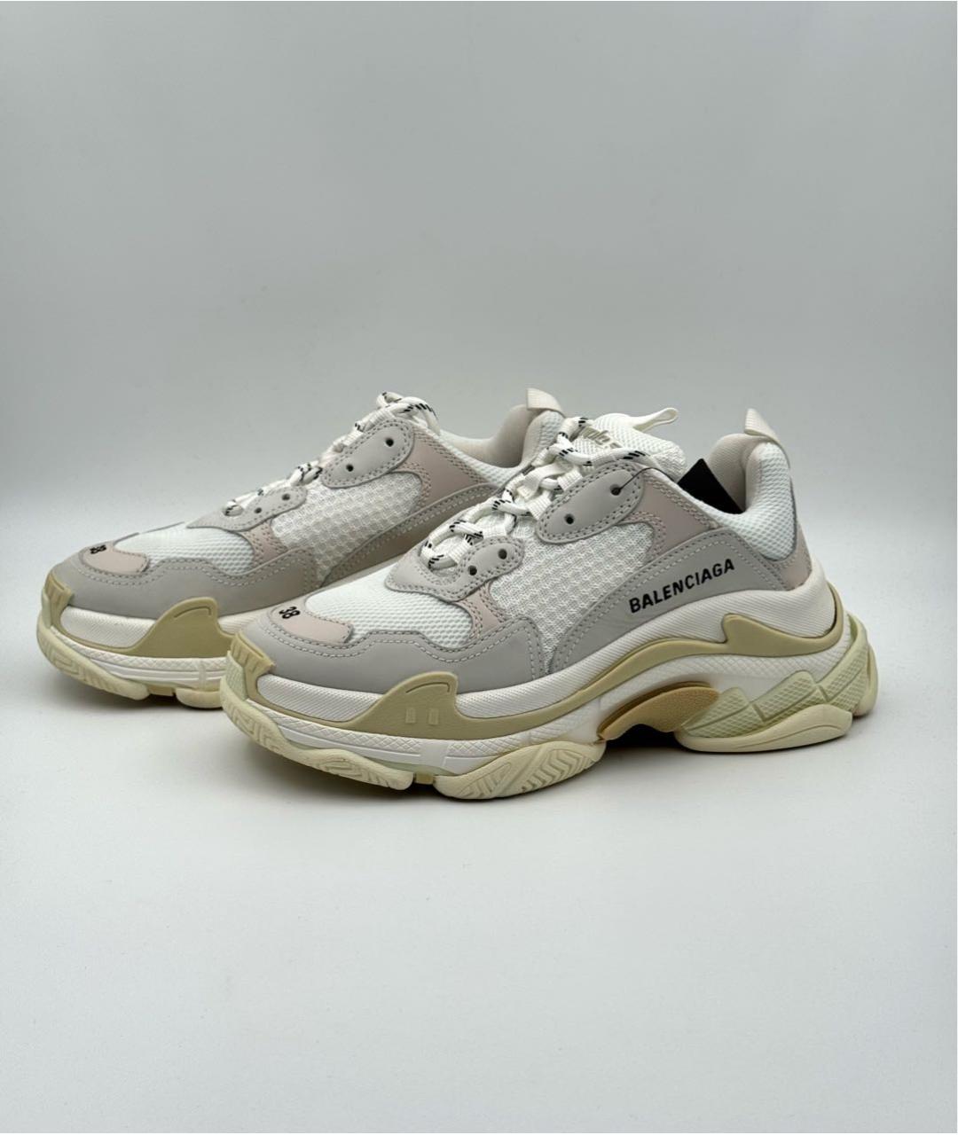 BALENCIAGA Белые кроссовки, фото 2