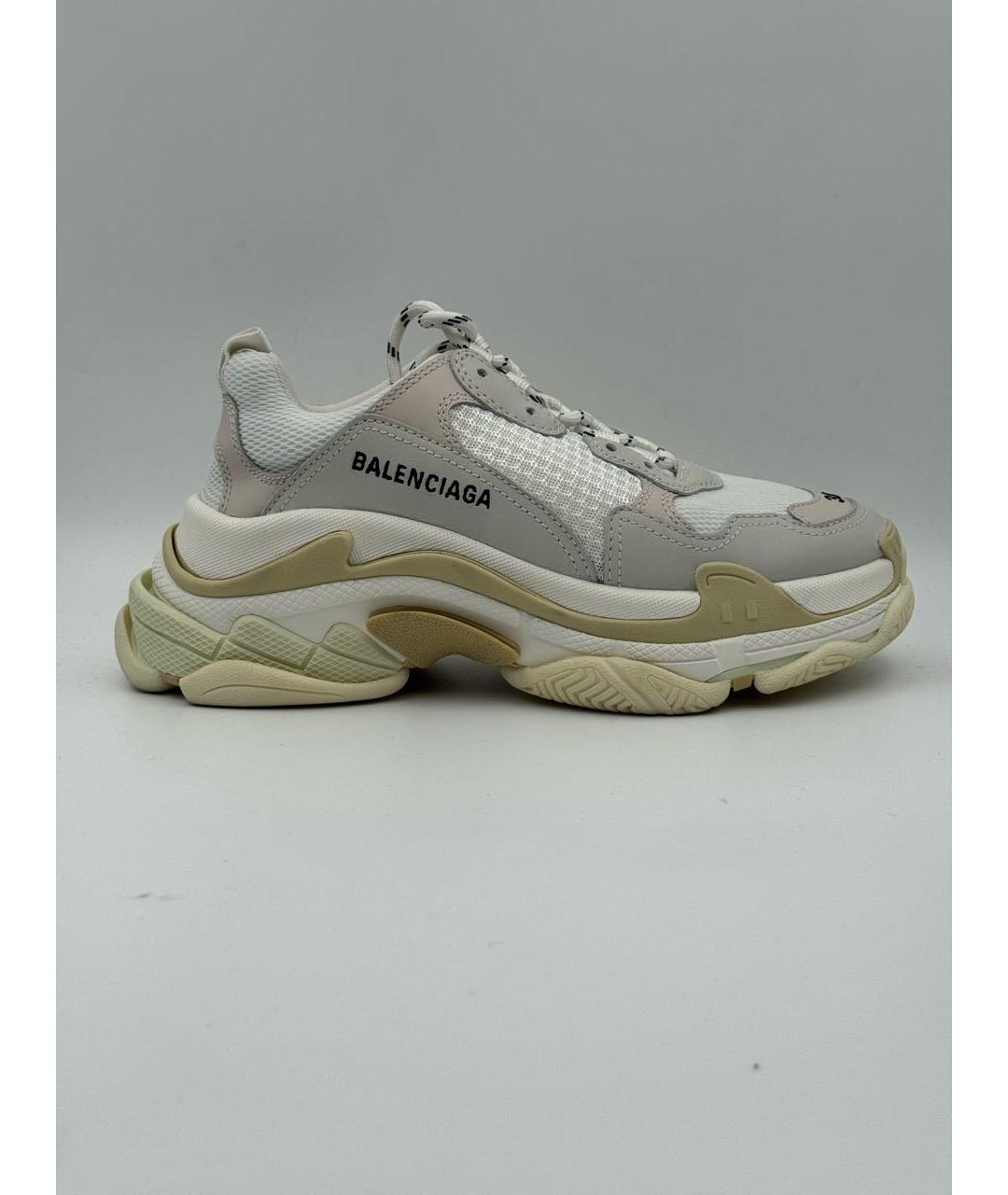 BALENCIAGA Белые кроссовки, фото 6