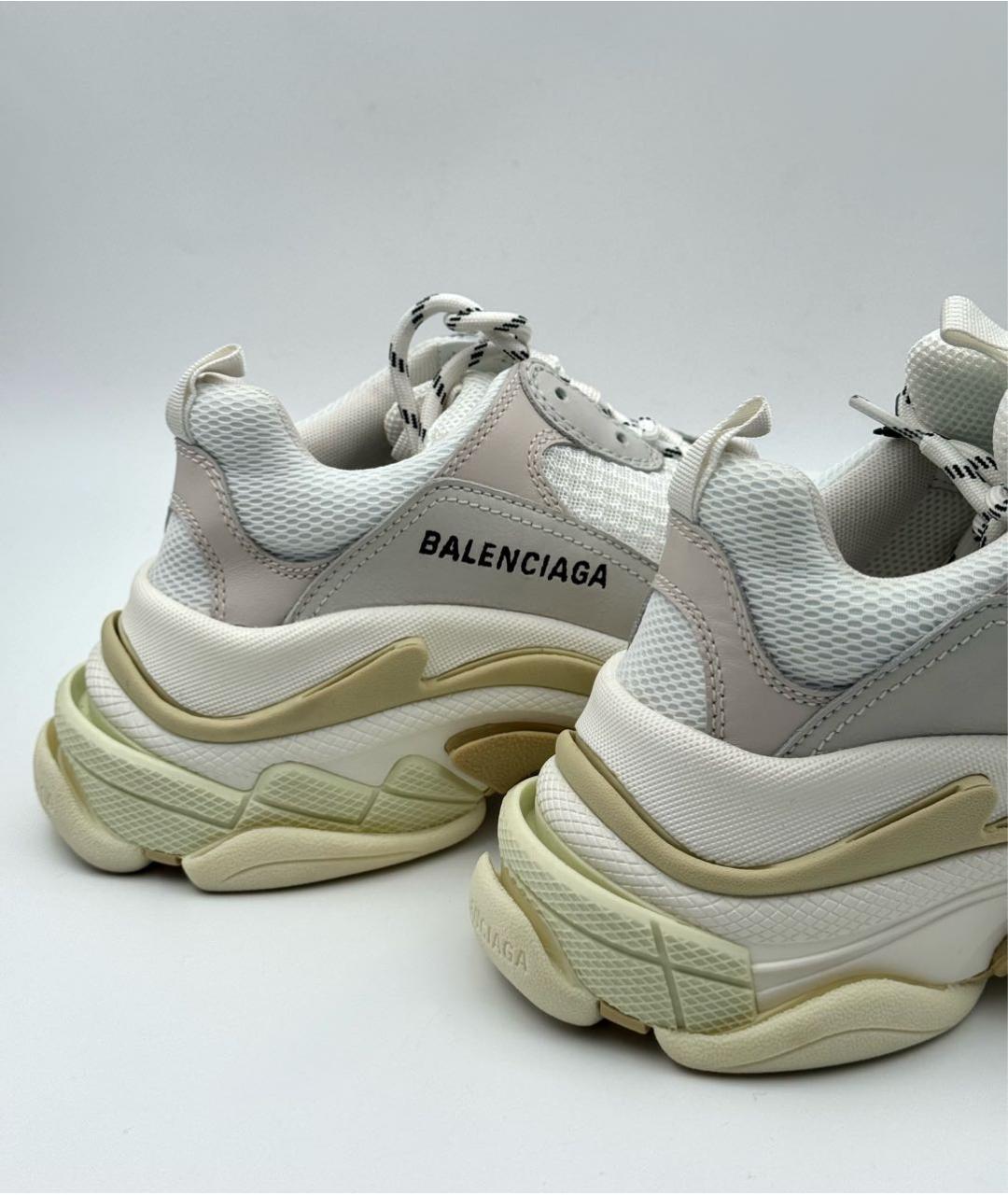 BALENCIAGA Белые кроссовки, фото 4