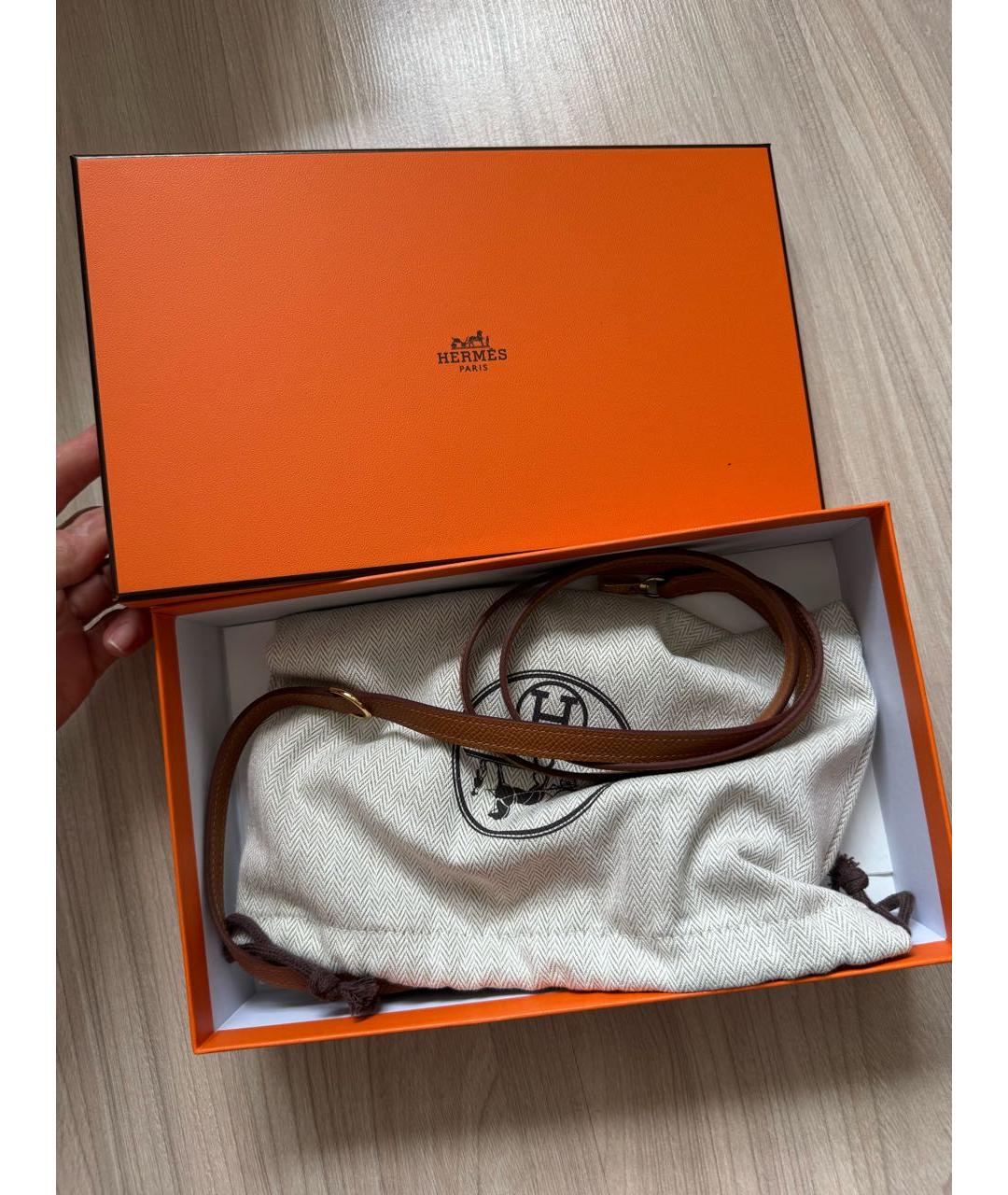 HERMES Кожаная сумка на плечо, фото 8