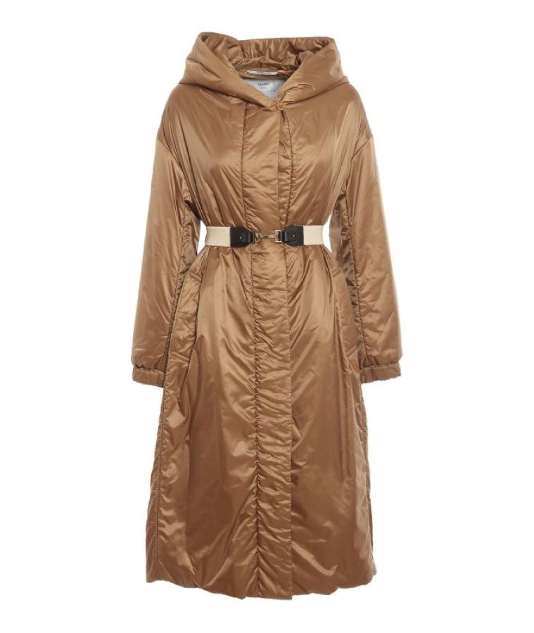 MAX MARA Коричневый пуховик, фото 5