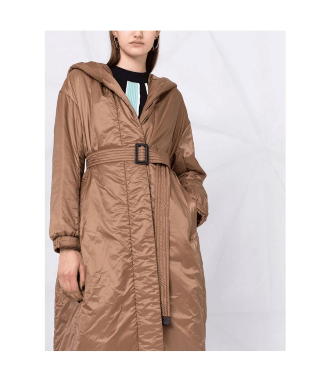 MAX MARA Коричневый пуховик, фото 7