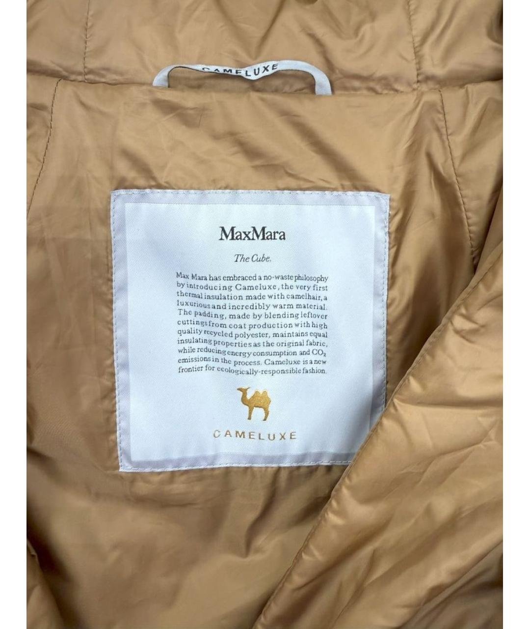MAX MARA Коричневый пуховик, фото 3