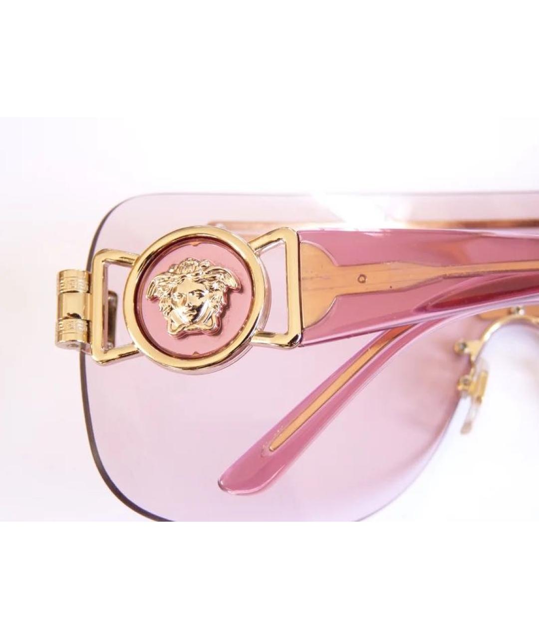 VERSACE Розовые солнцезащитные очки, фото 5