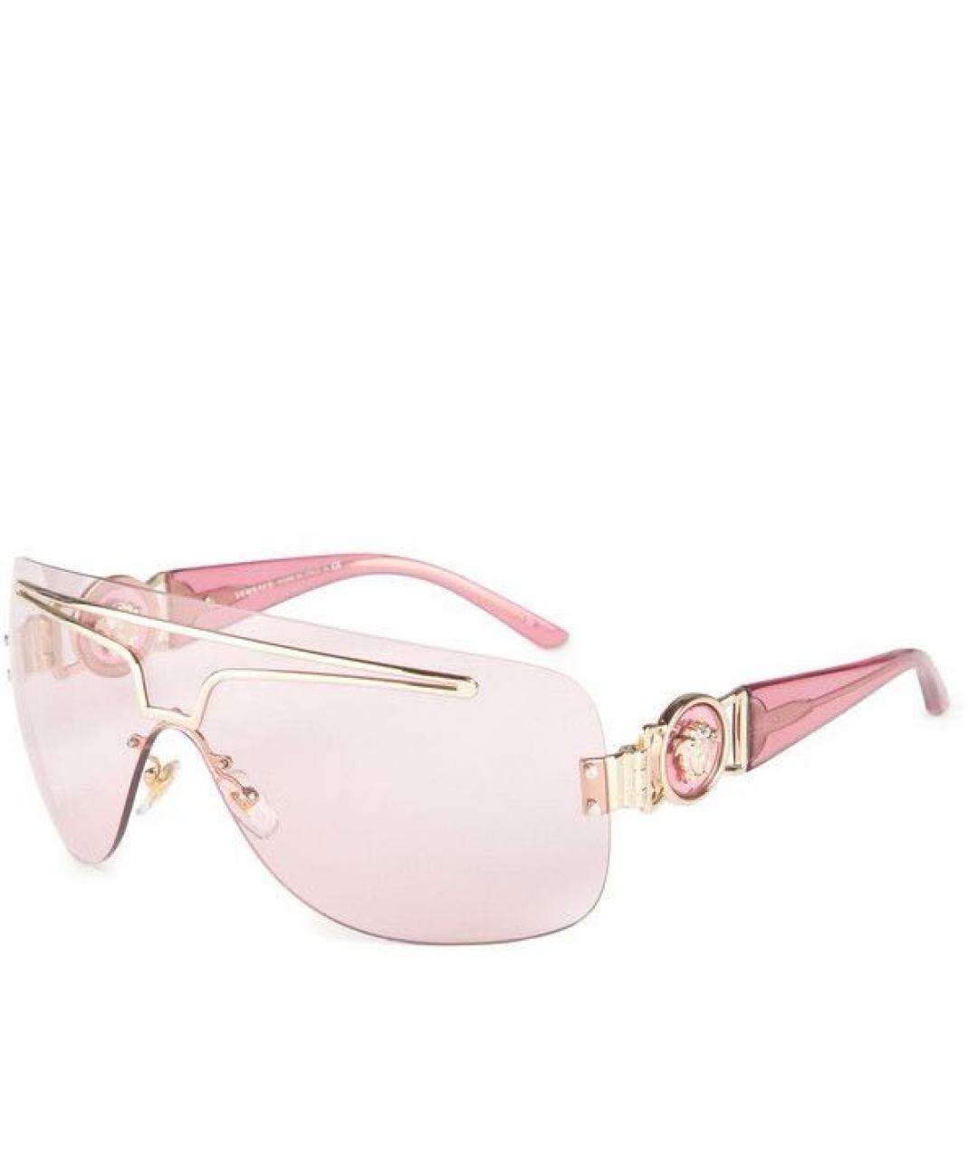 VERSACE Розовые солнцезащитные очки, фото 6