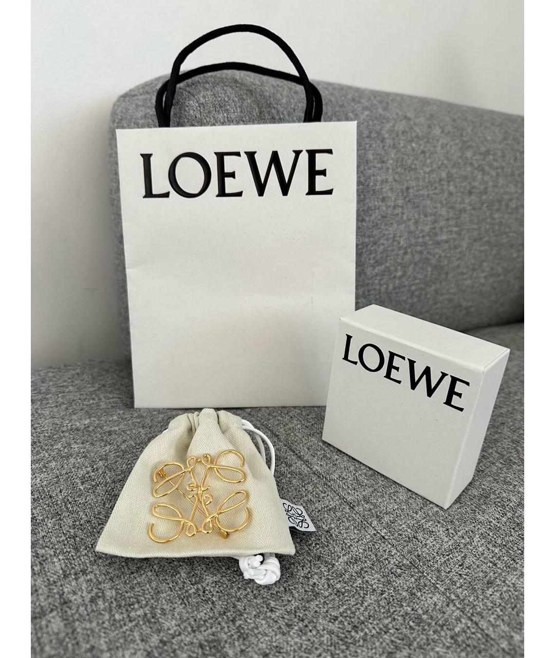 LOEWE Золотая металлическая булавка / брошь, фото 4