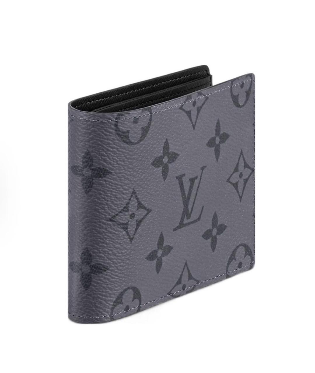 LOUIS VUITTON Антрацитовый кошелек, фото 2