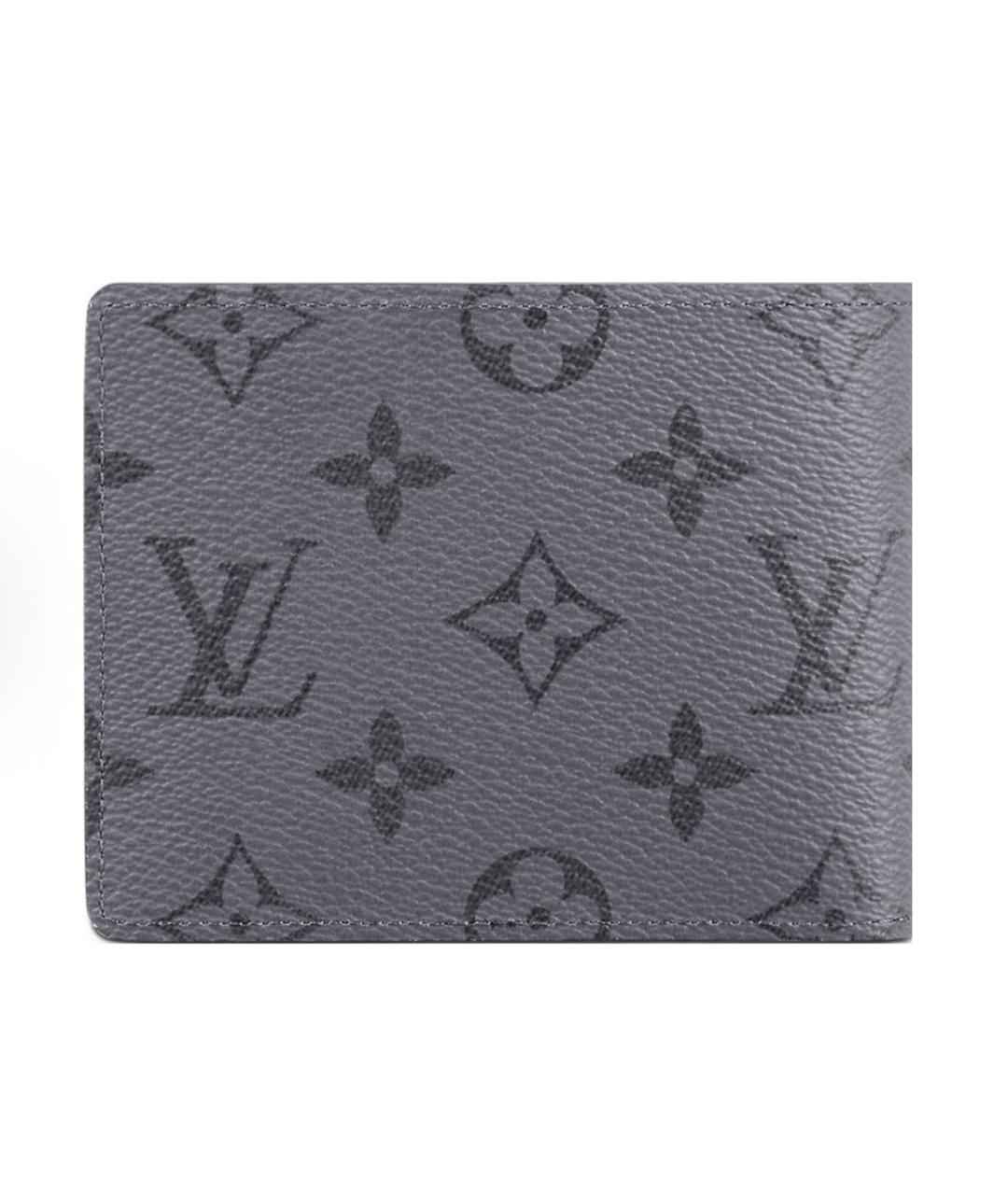 LOUIS VUITTON Антрацитовый кошелек, фото 4