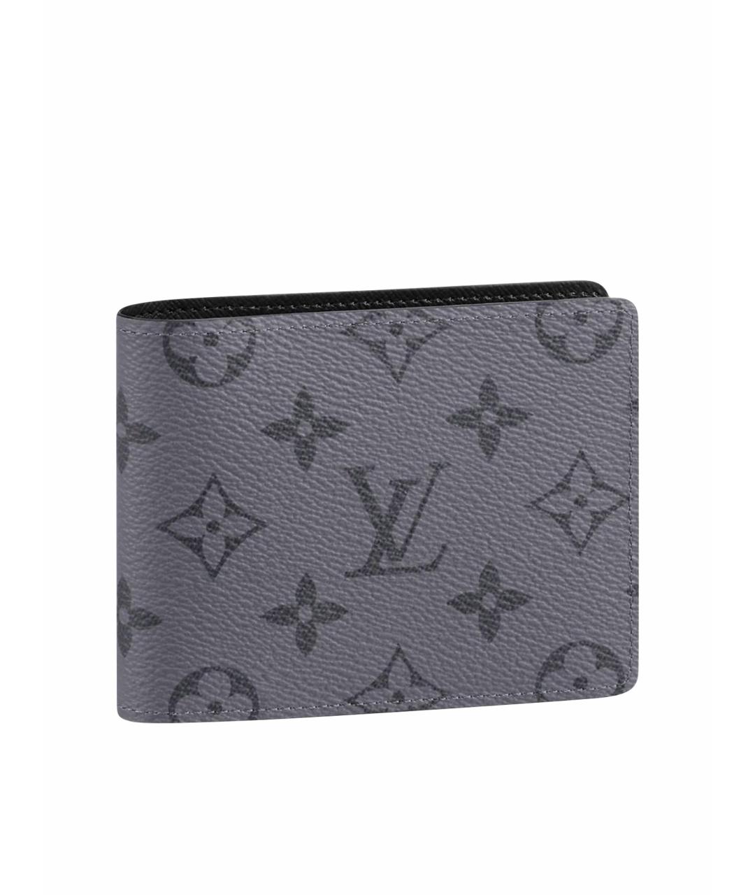 LOUIS VUITTON Антрацитовый кошелек, фото 1