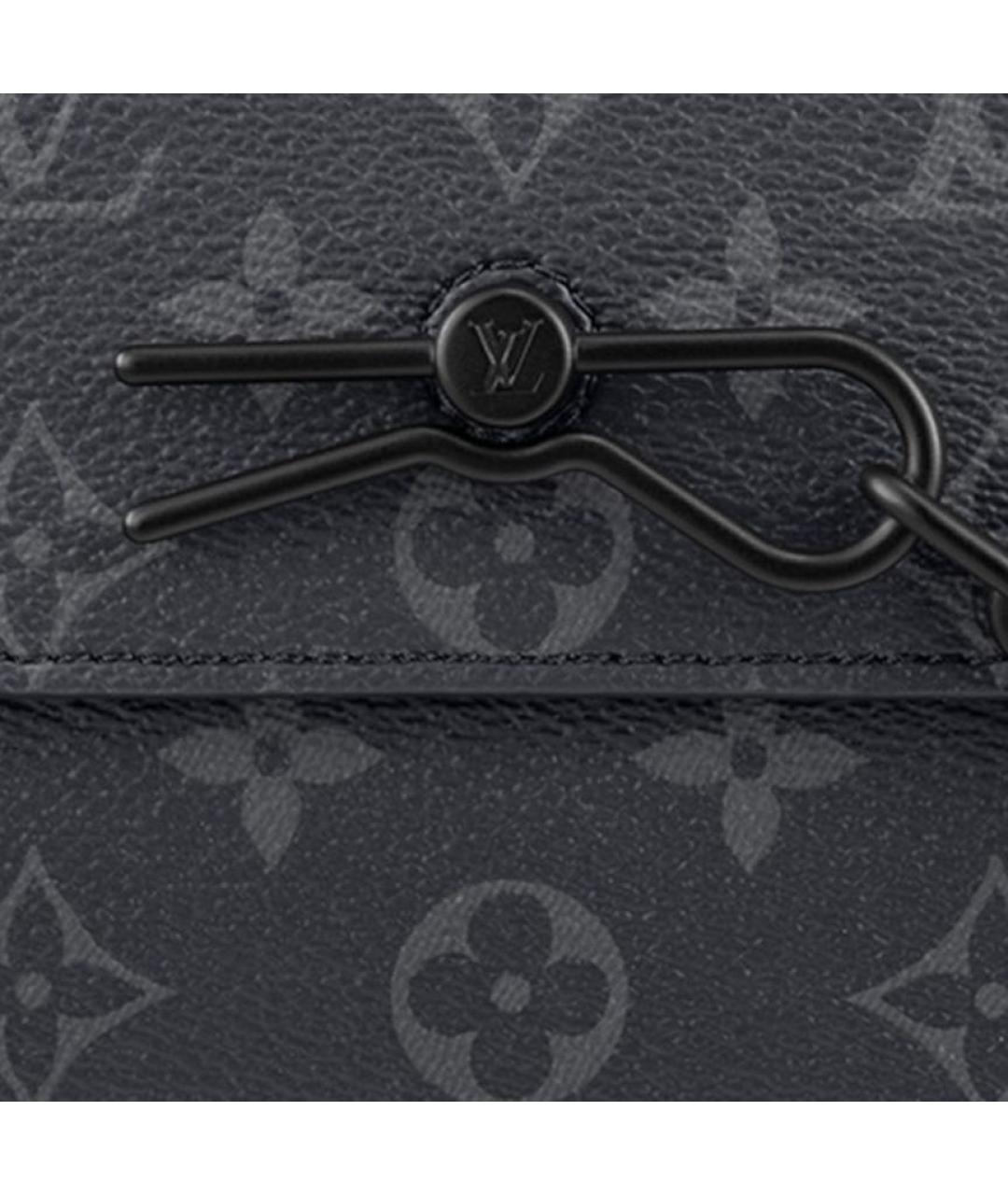 LOUIS VUITTON Черная сумка на плечо, фото 4