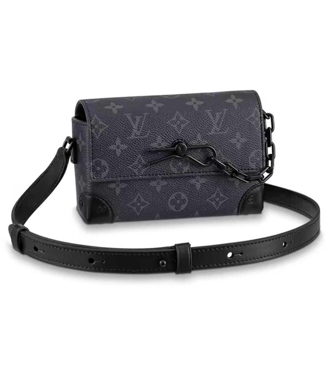 LOUIS VUITTON Черная сумка на плечо, фото 5