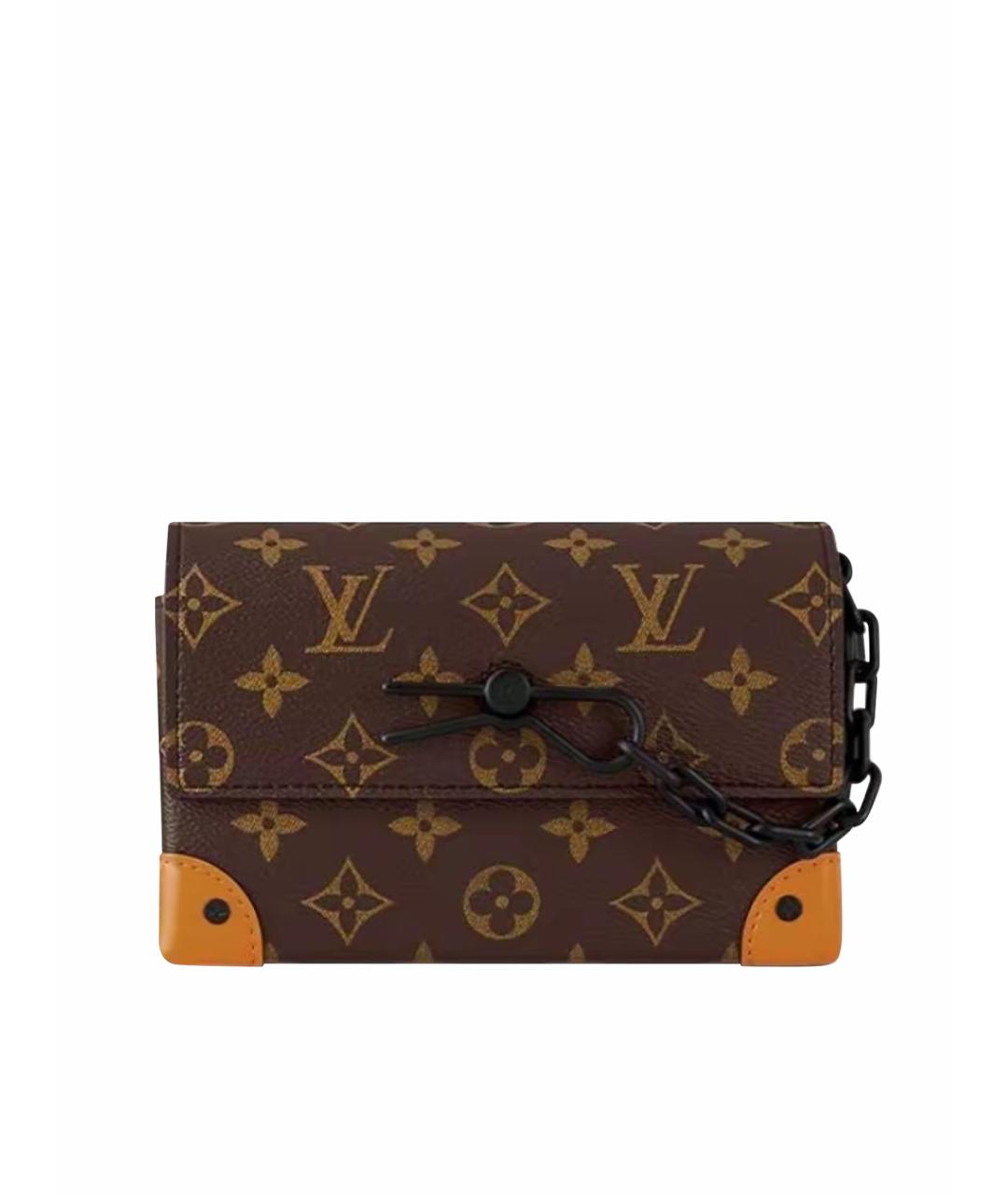 LOUIS VUITTON Коричневая сумка на плечо, фото 1