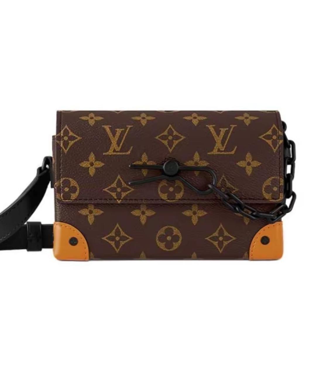LOUIS VUITTON Коричневая сумка на плечо, фото 6