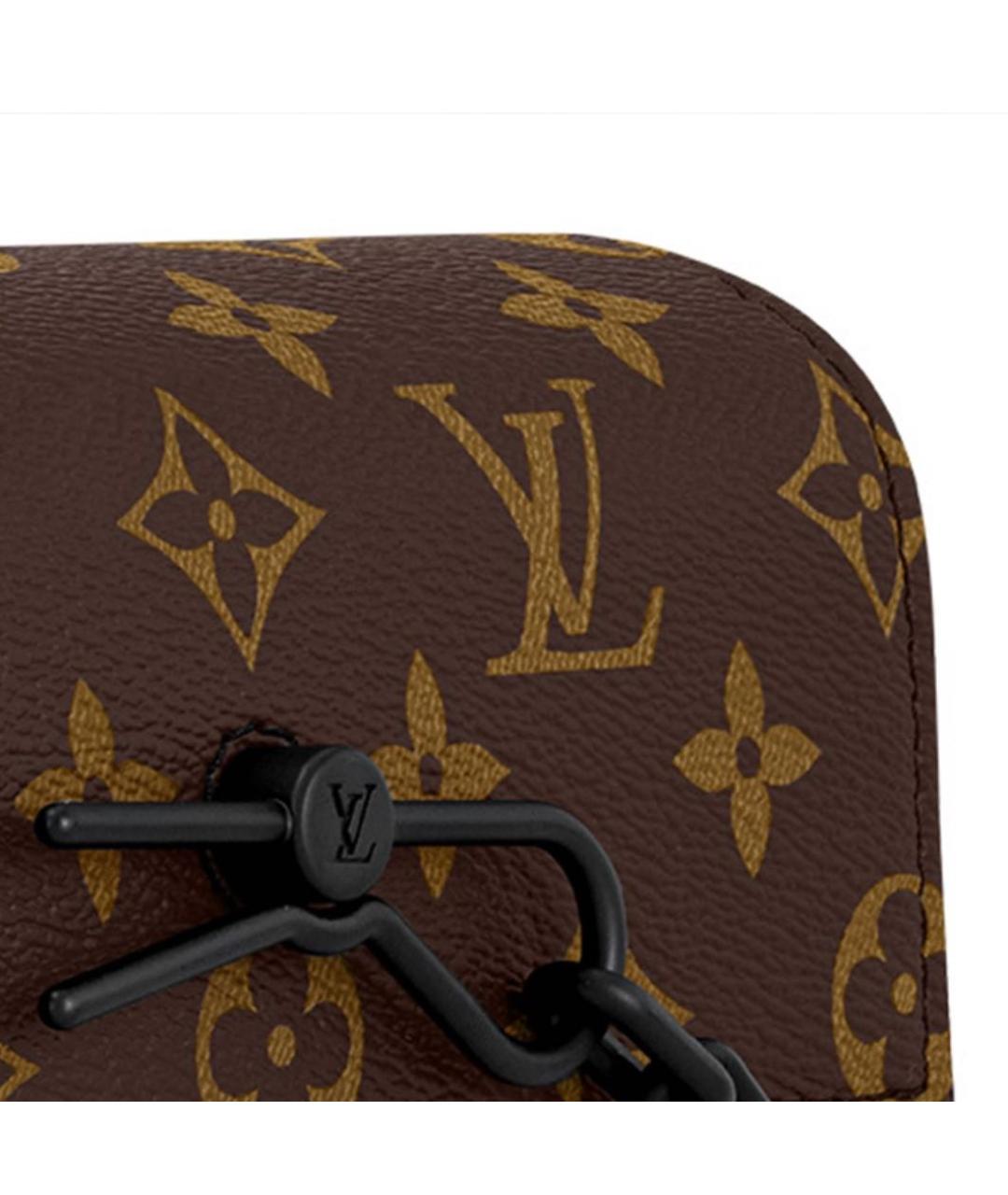 LOUIS VUITTON Коричневая сумка на плечо, фото 5
