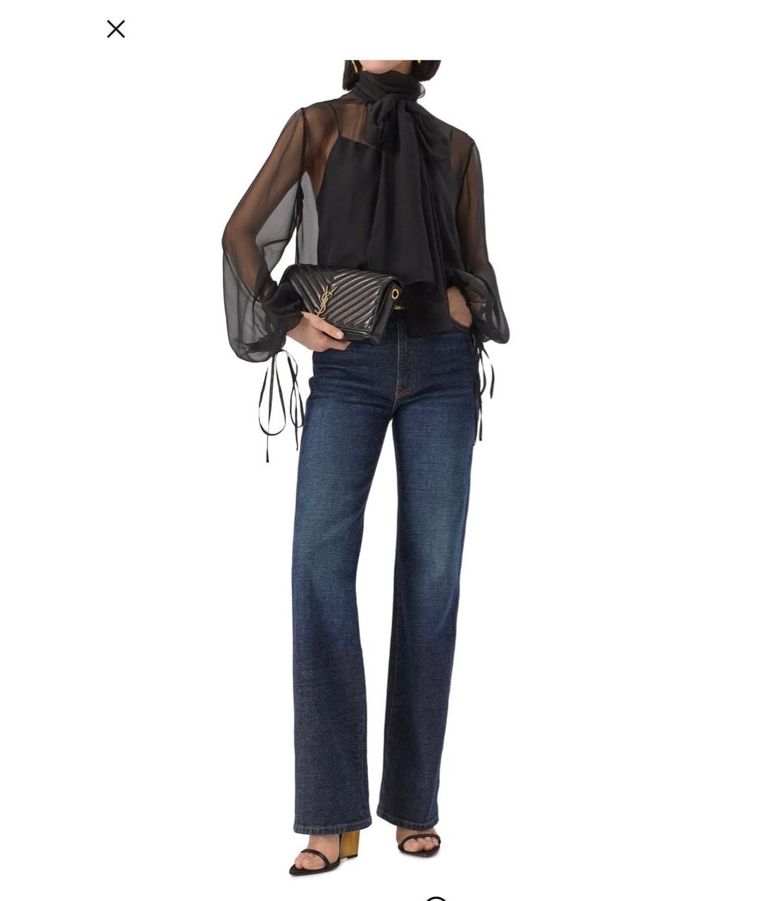 SAINT LAURENT Черная сумка через плечо, фото 3