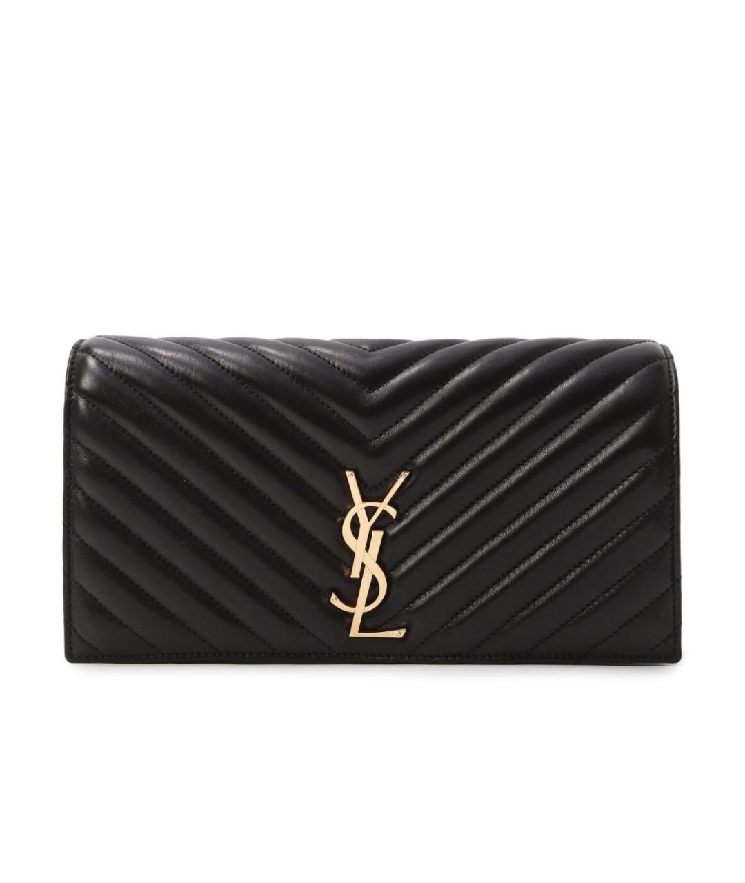 SAINT LAURENT Черная сумка через плечо, фото 1