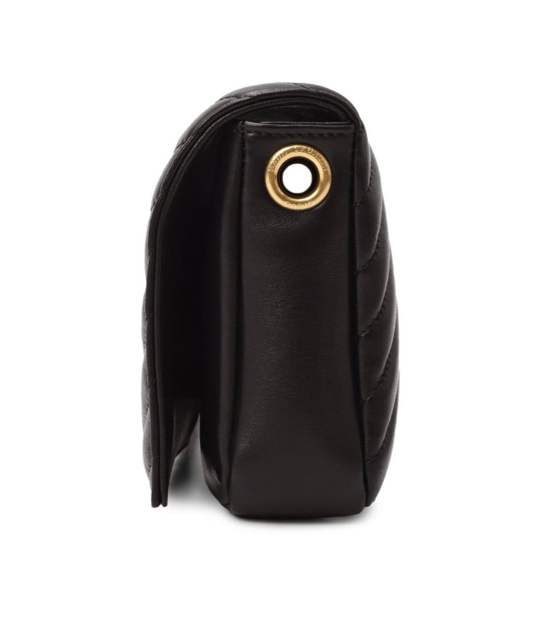 SAINT LAURENT Черная сумка через плечо, фото 2