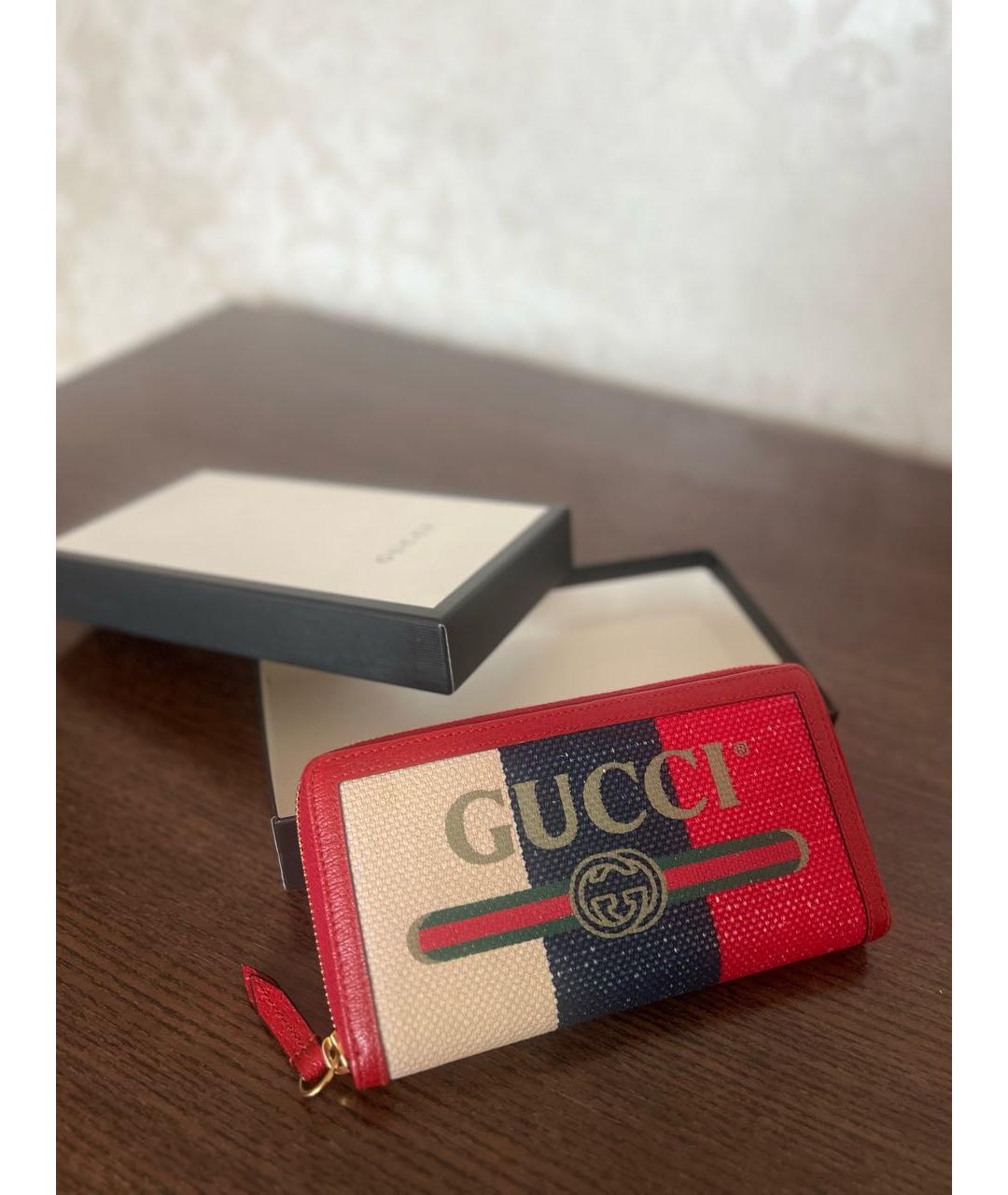 GUCCI Мульти кожаный кошелек, фото 6