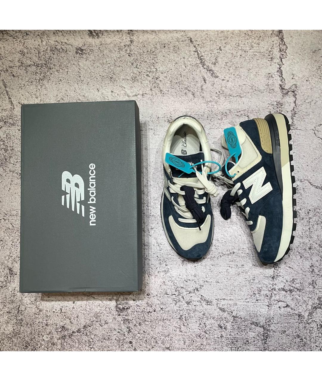 NEW BALANCE Темно-синие низкие кроссовки / кеды, фото 2