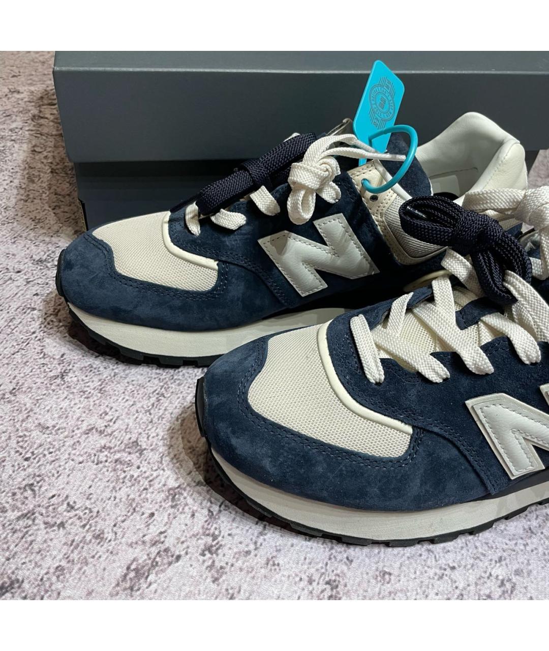 NEW BALANCE Темно-синие низкие кроссовки / кеды, фото 3