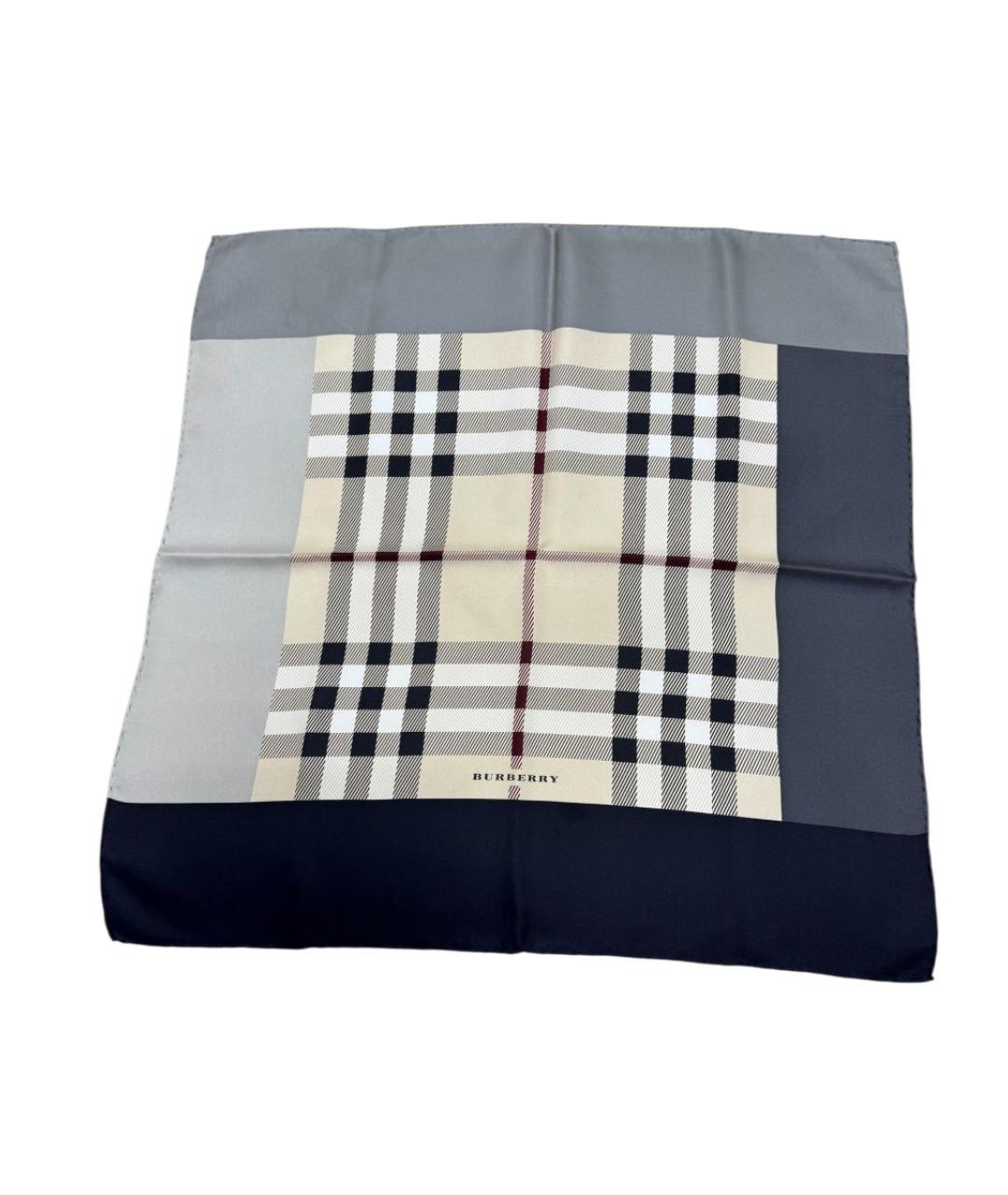 BURBERRY Шелковый платок, фото 3