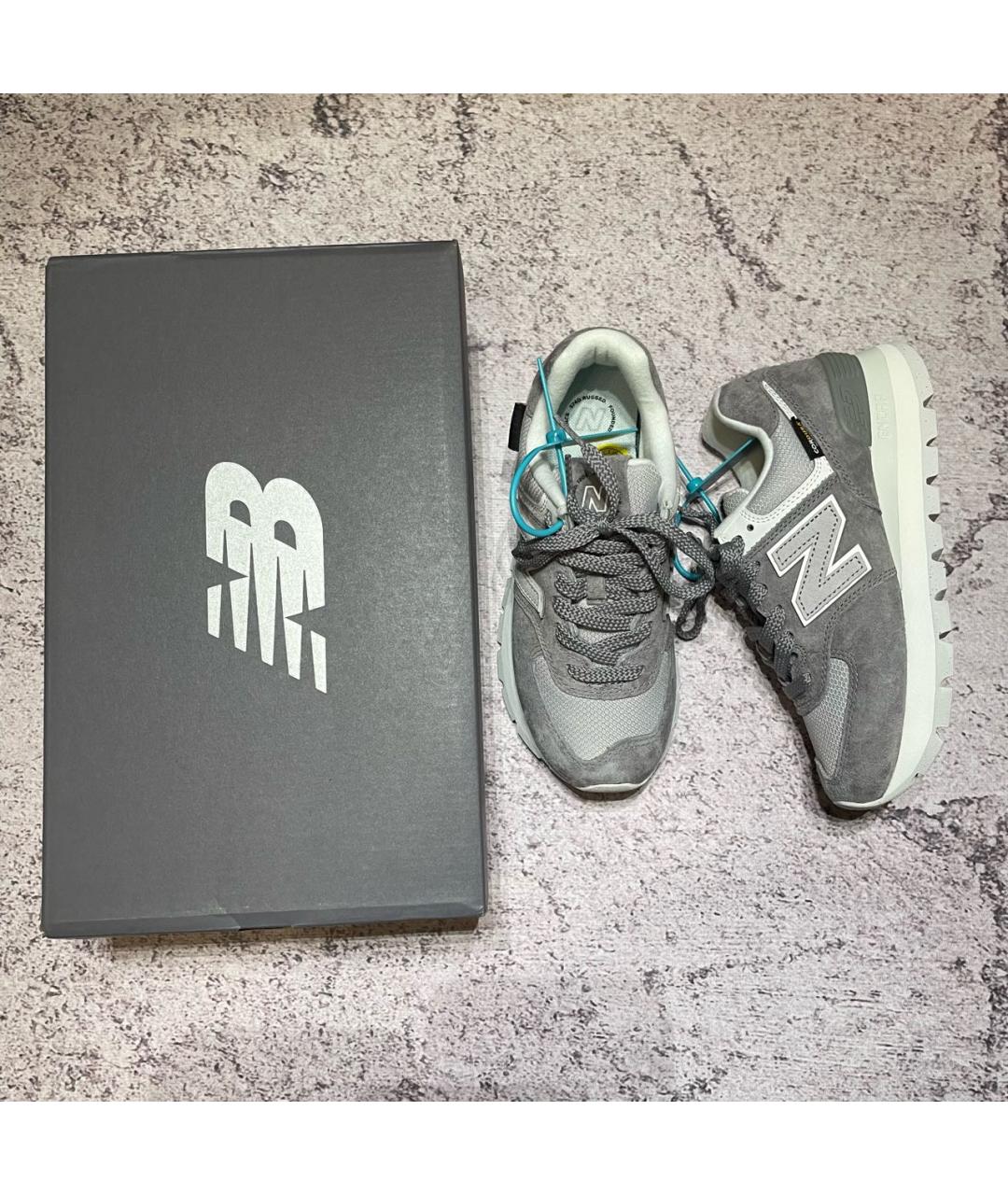 NEW BALANCE Серые кроссовки, фото 2