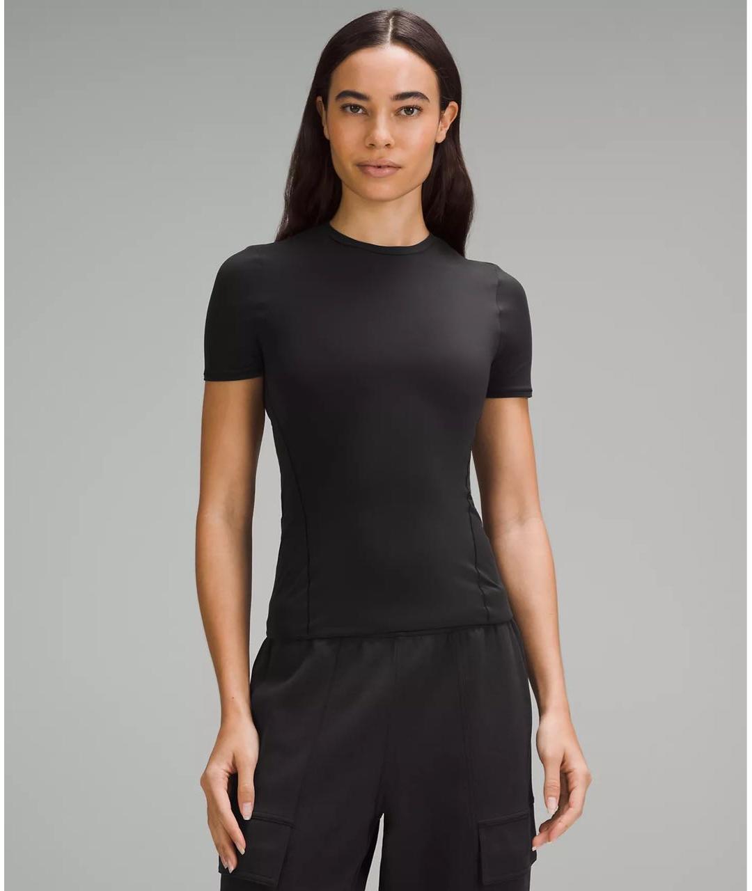 Lululemon Черная футболка, фото 2