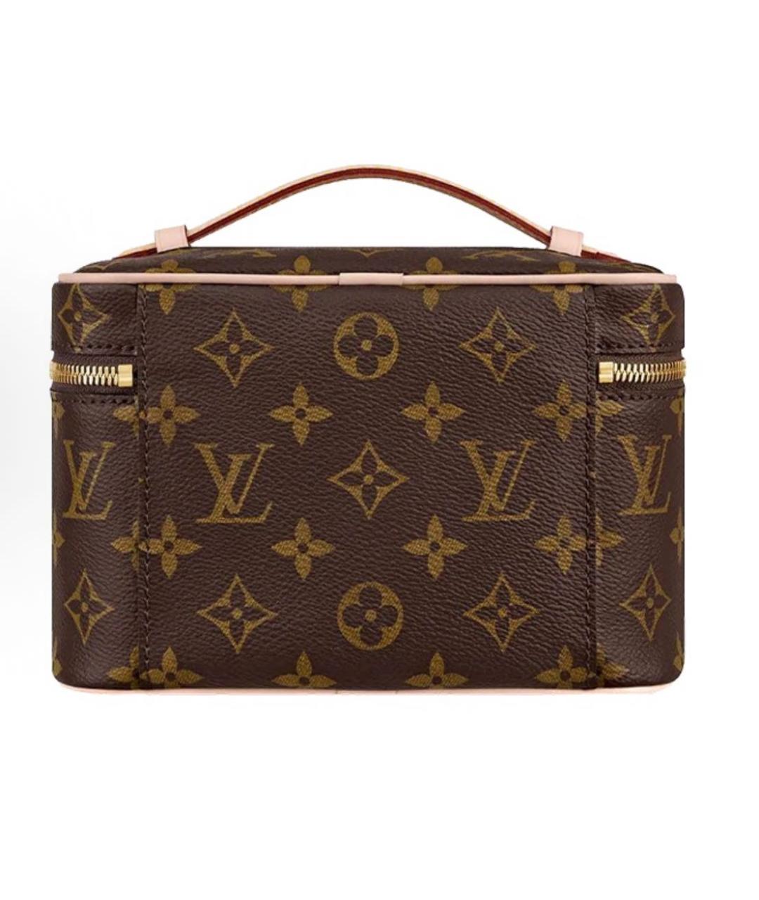 LOUIS VUITTON Коричневая косметичка, фото 2