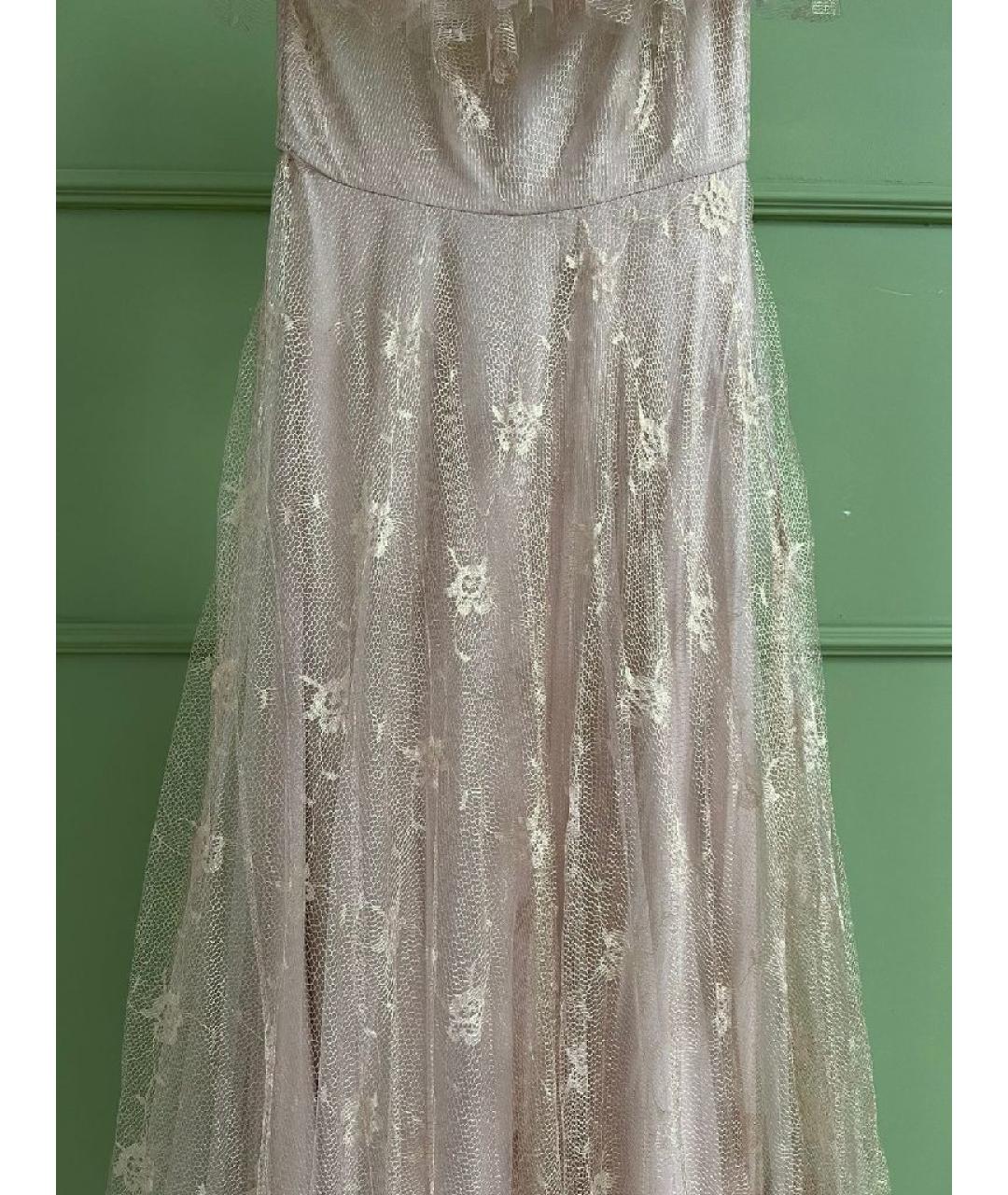 CHRISTIAN DIOR Коралловое шелковое платье, фото 4