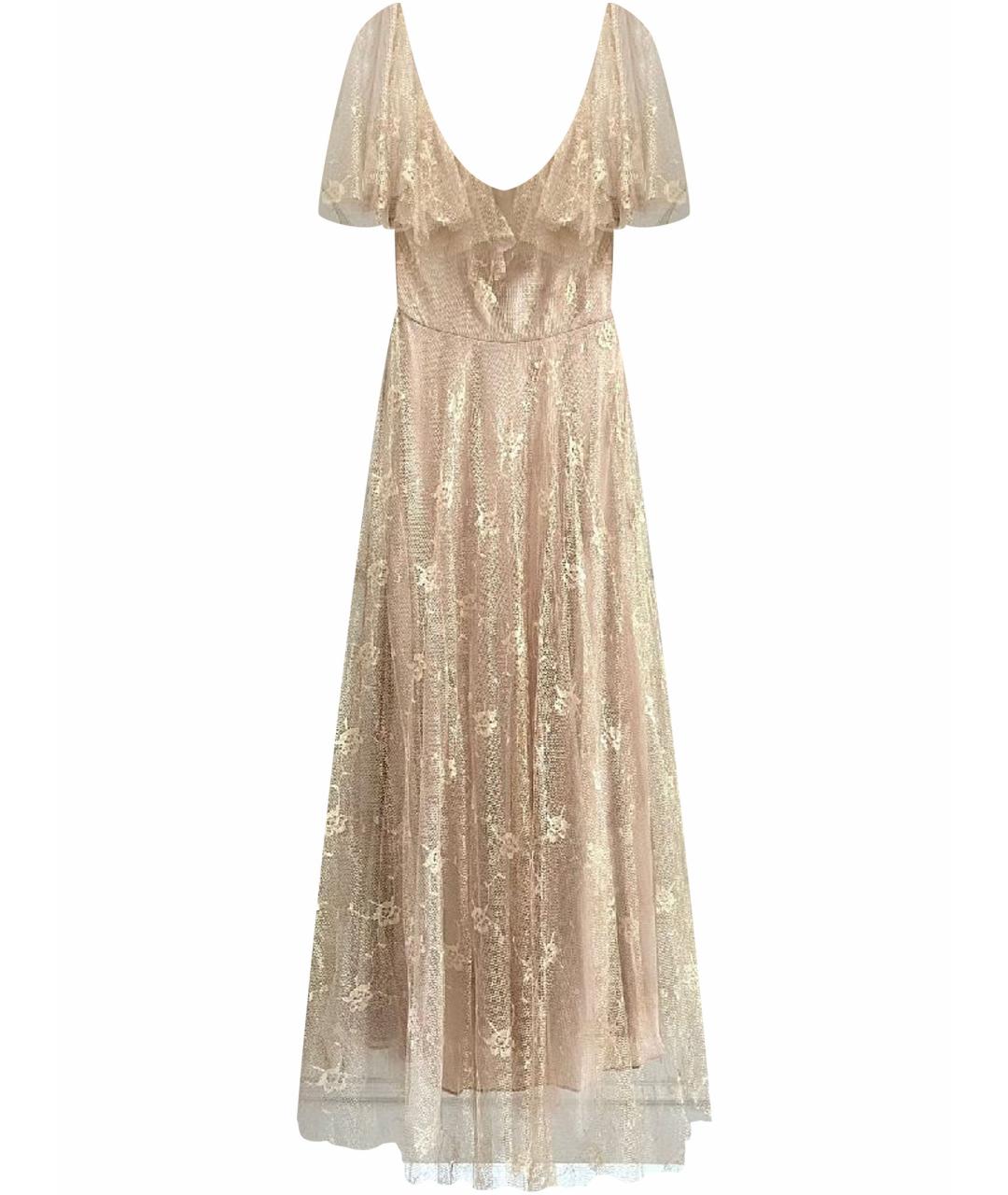 CHRISTIAN DIOR Коралловое шелковое платье, фото 1