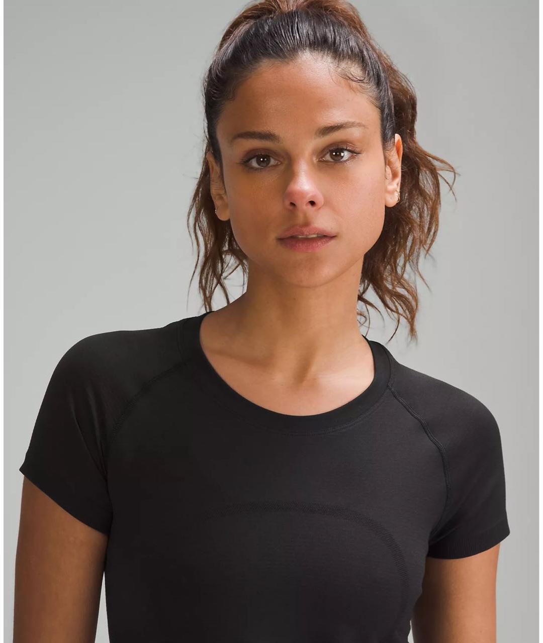Lululemon Черная футболка, фото 4