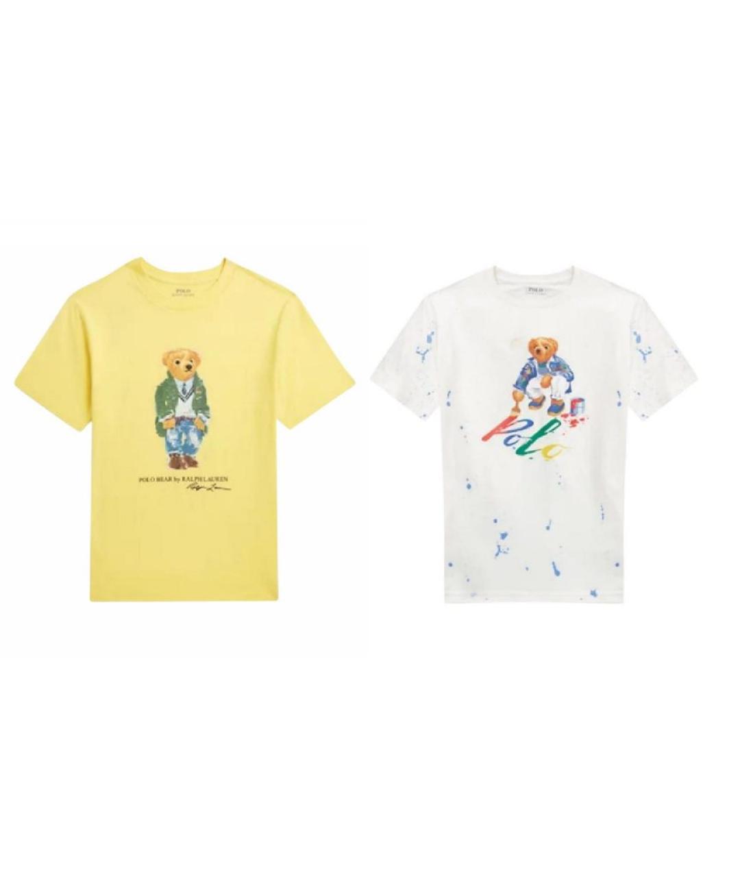 POLO RALPH LAUREN Мульти хлопковая футболка, фото 7