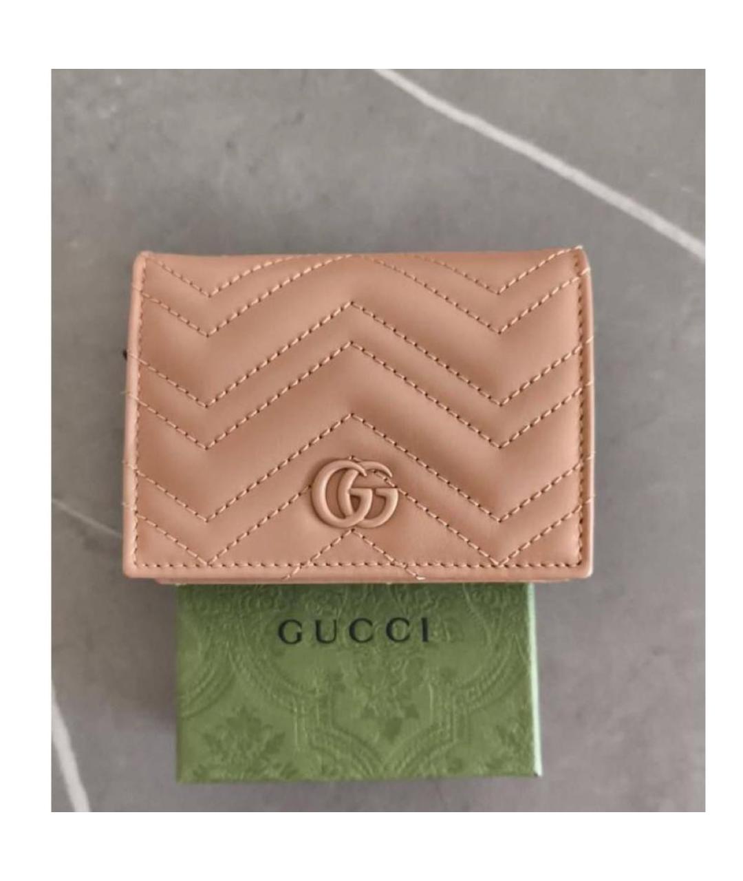 GUCCI Бежевый кошелек, фото 4