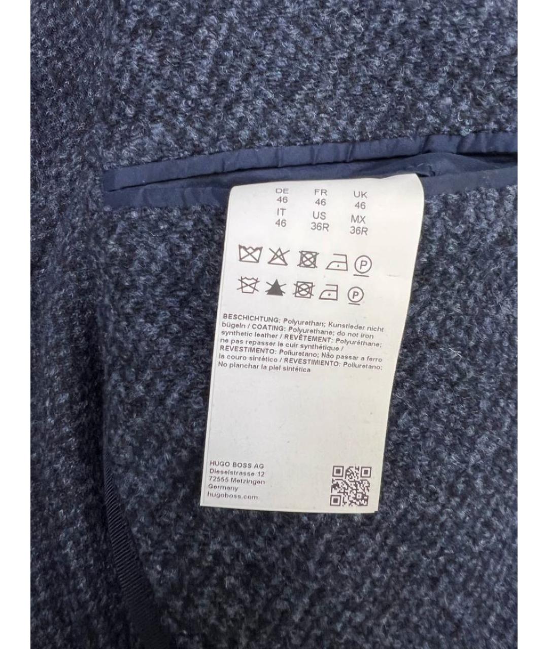 HUGO BOSS Темно-синий пиджак, фото 3