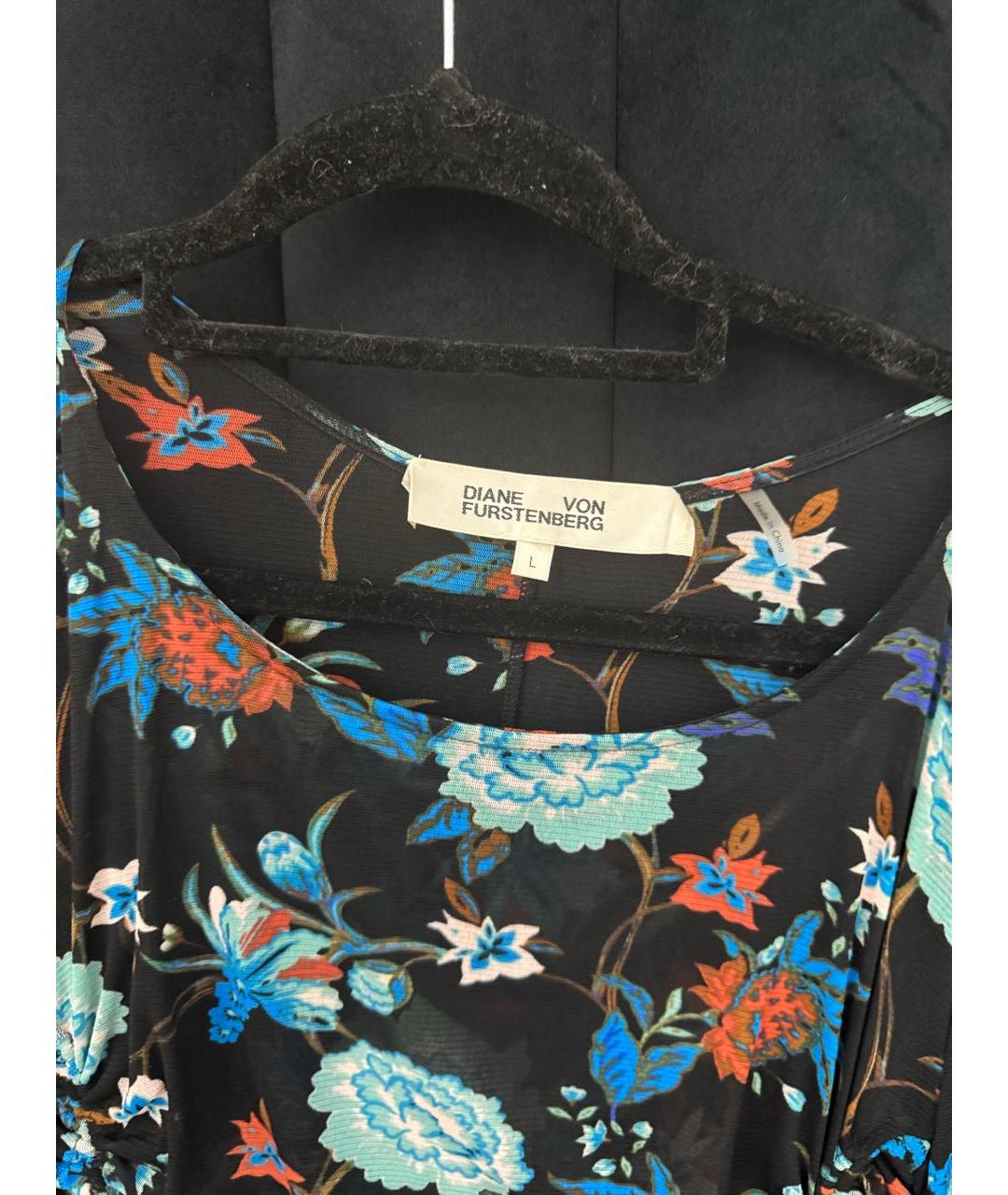 DIANE VON FURSTENBERG Бирюзовое коктейльное платье, фото 3