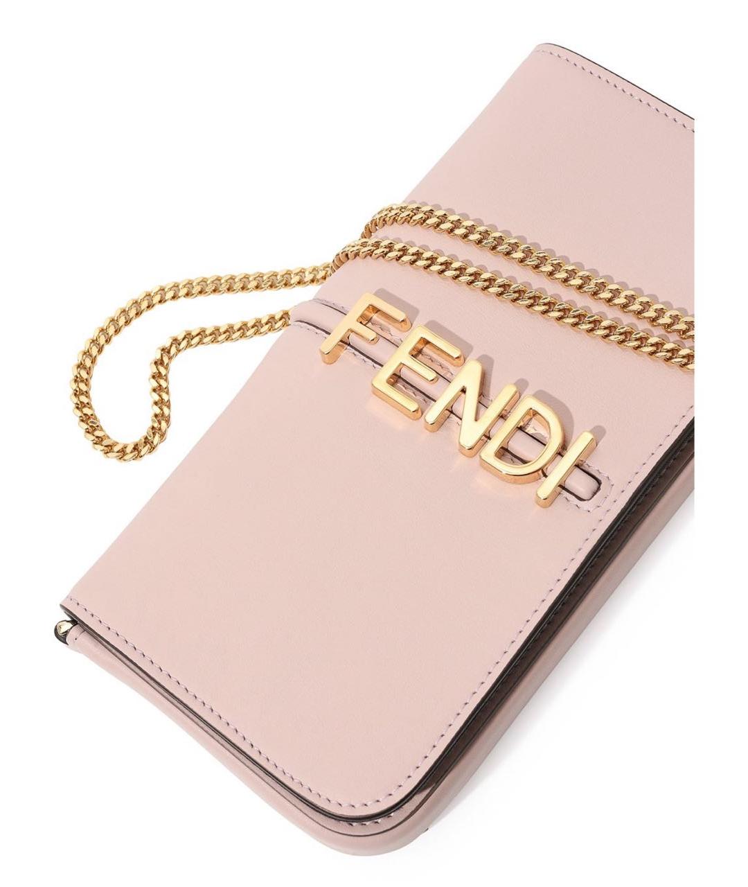 FENDI Кожаная сумка через плечо, фото 6