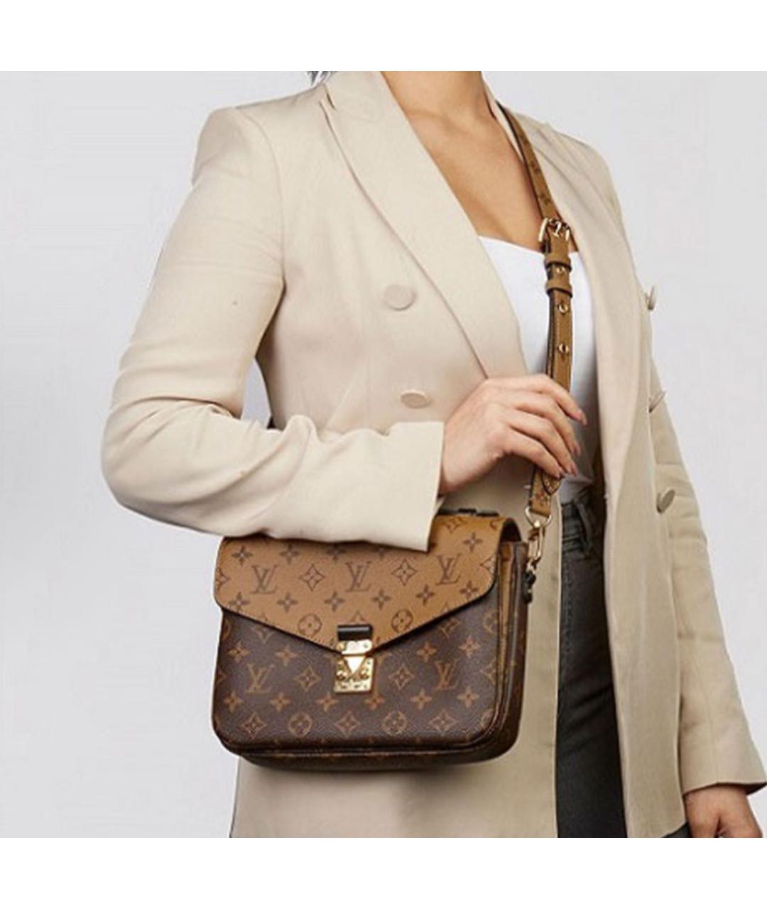 LOUIS VUITTON Коричневая сумка через плечо, фото 4